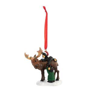 Black Bear Christmas Ornament "Moose and Friends" by Jeff Fleming Bearfoots
